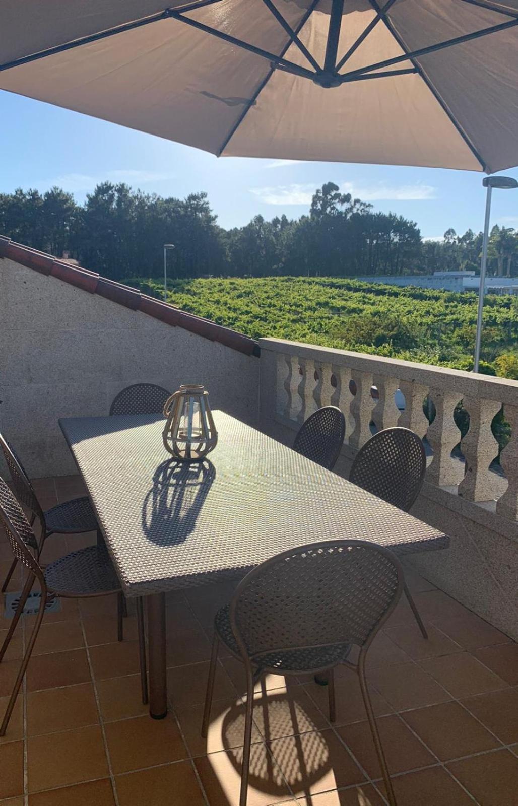 "Sanxenxo Holidays" Atico Con Garaje, Barbacoa Y Piscina A 5 Min Del Centro Eksteriør bilde