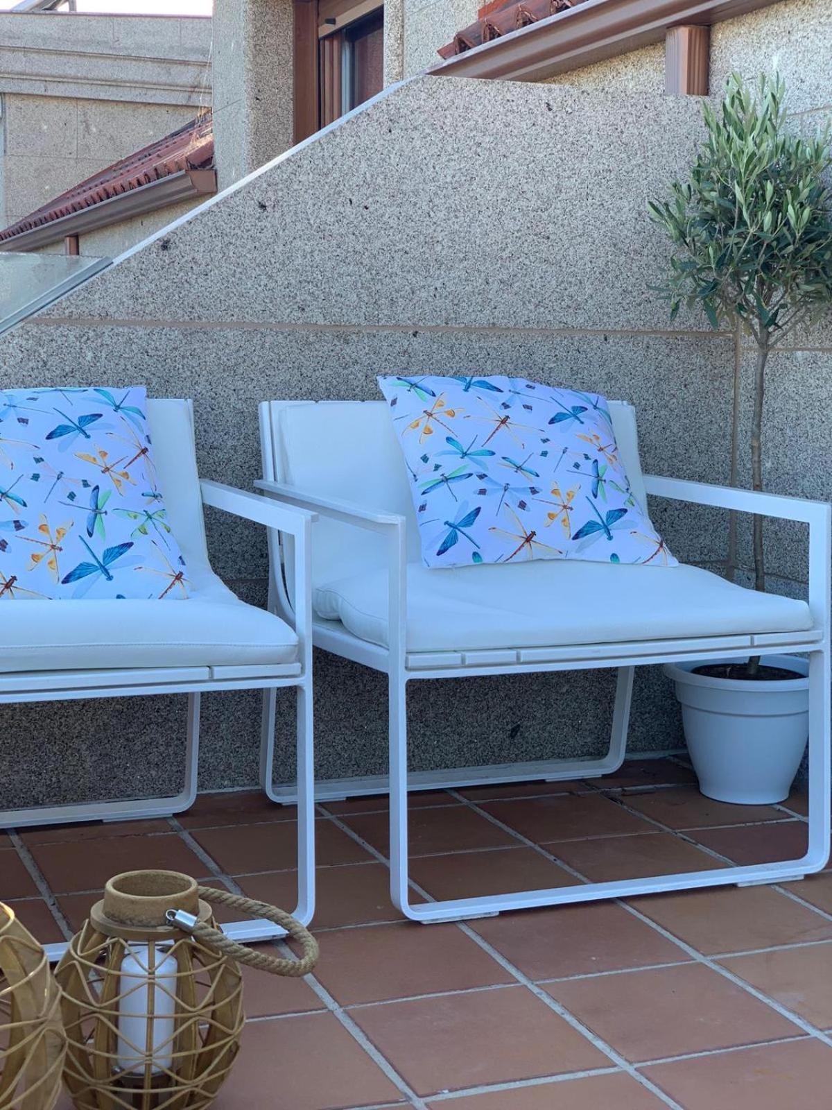 "Sanxenxo Holidays" Atico Con Garaje, Barbacoa Y Piscina A 5 Min Del Centro Eksteriør bilde